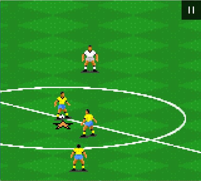 FIFA International Soccer - Game Gear game screenshot (1994) by Electronic Arts